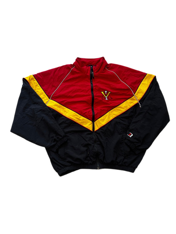ZIPFRONT BLACK YELLOW RED TEAM APPAREL JACKET