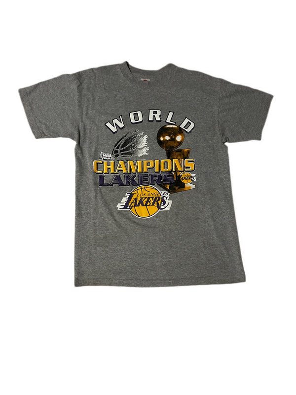 VINTAGE LOS ANGELES LAKERS 2000 WORLD CHAMPIONS TEE