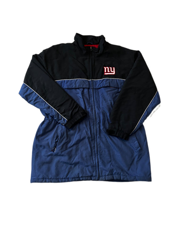 NY GIANTS FULL ZIP INSULATED EMBROIDERED JACKET
