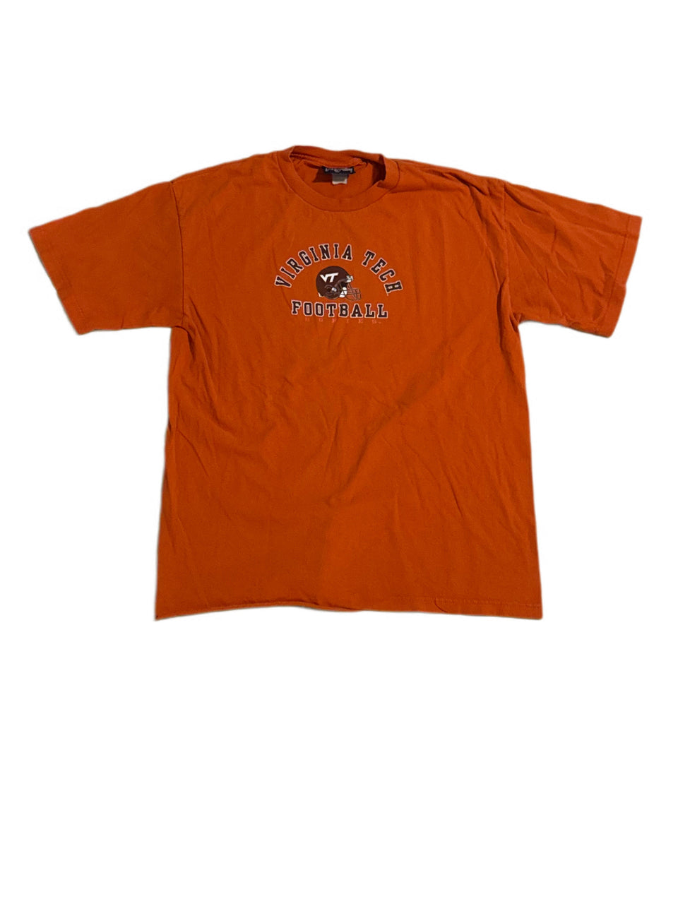VINTAGE Y2K VIRGINIA TECH FOOTBALL CREW NECK TEE