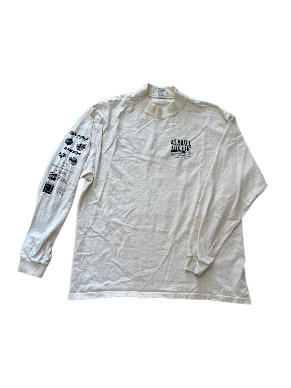 VINTAGE MERRITT ATHLETIC CLUBS RACQUETBALL CHAMPIONSHIP LONG SLEEVE SHIRT