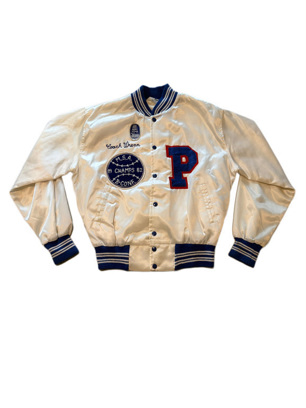 VINTAGE PATTERSON BASEBALL COACH WRENN MSA CHAMPS VARSITY JACKET