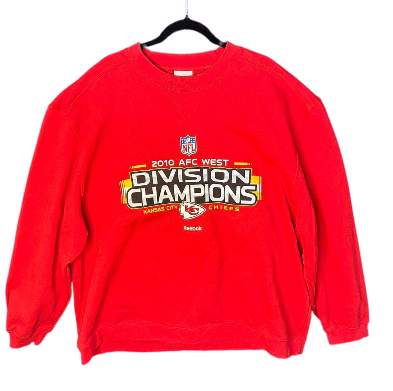 2010 RETRO REEBOK KANSAS CITY CHIEFS&nbsp; HEAVYWEIGHT CREWNECK