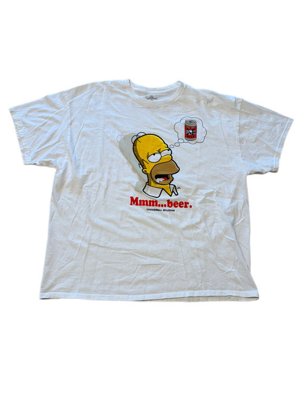 VINTAGE 2000'S THE SIMPSONS HOMER BEER GRAPHIC SHIRT