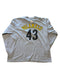REEBOK PITTSBURGH STEELERS TROY POLAMALU #43 LONG SLEEVE SHIRT