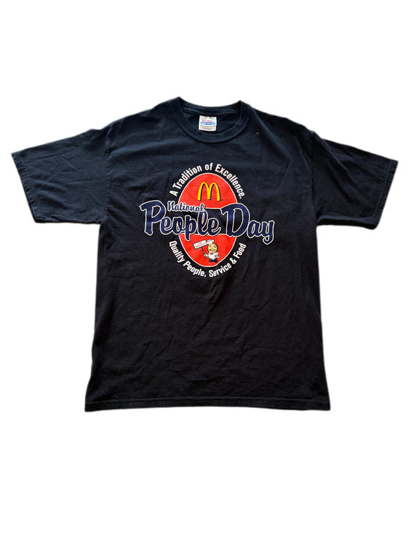 VINTAGE MCDONALDS NATIONAL PEOPLE DAY GRAPHIC TEE
