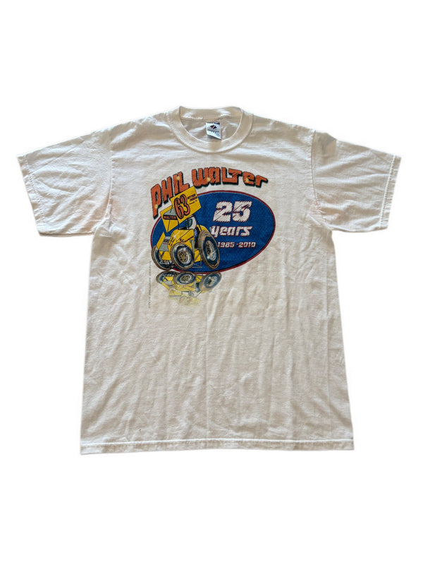 VINTAGE JERZEES PHIL WALTER #63 COMMENCEMENT GRAPHIC TEE