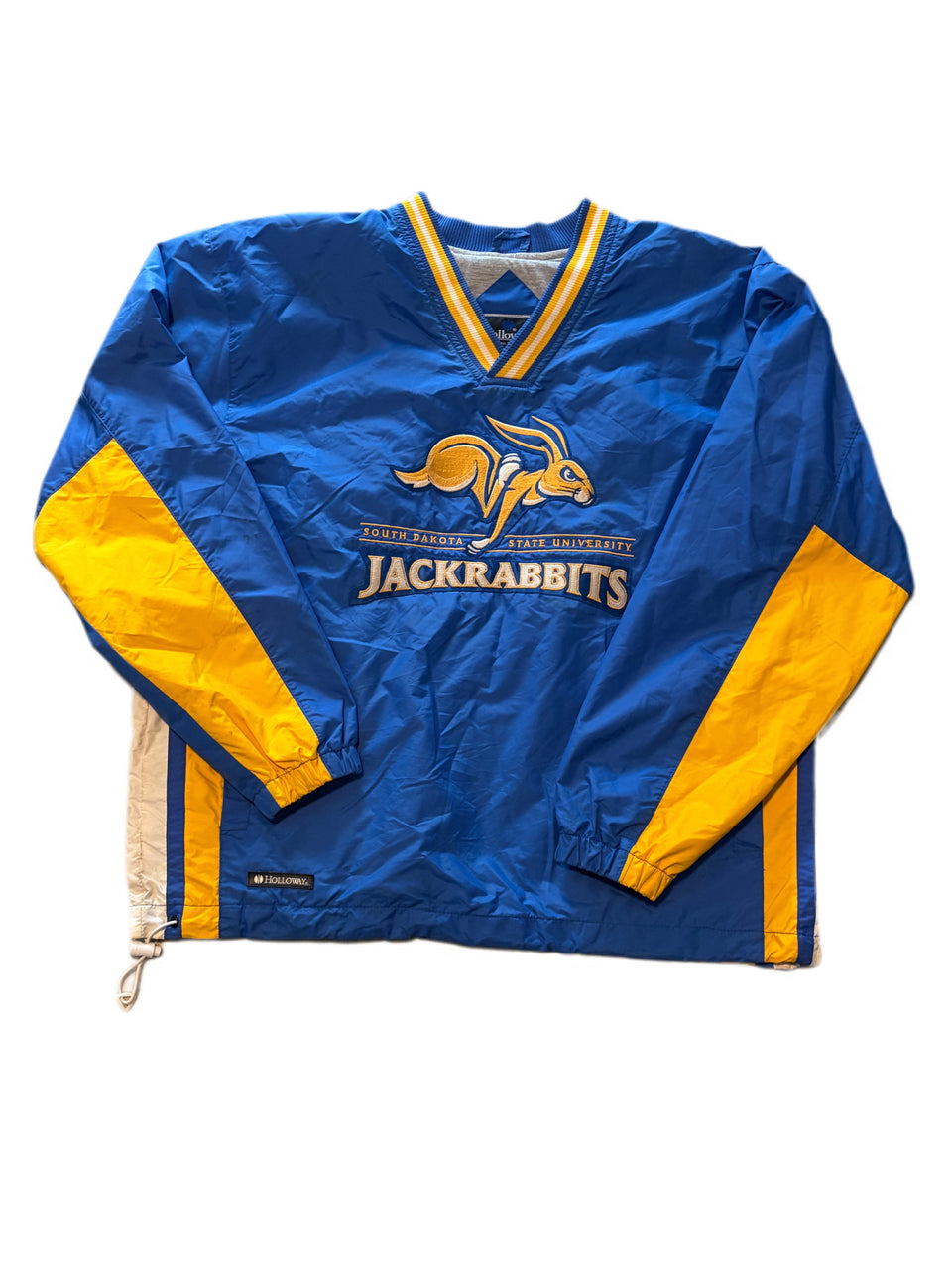 VINTAGE HOLLOWAY SOUTH DAKOTA STATE UNIVERSITY JACKRABBITS WINDBREAKER PULLOVER