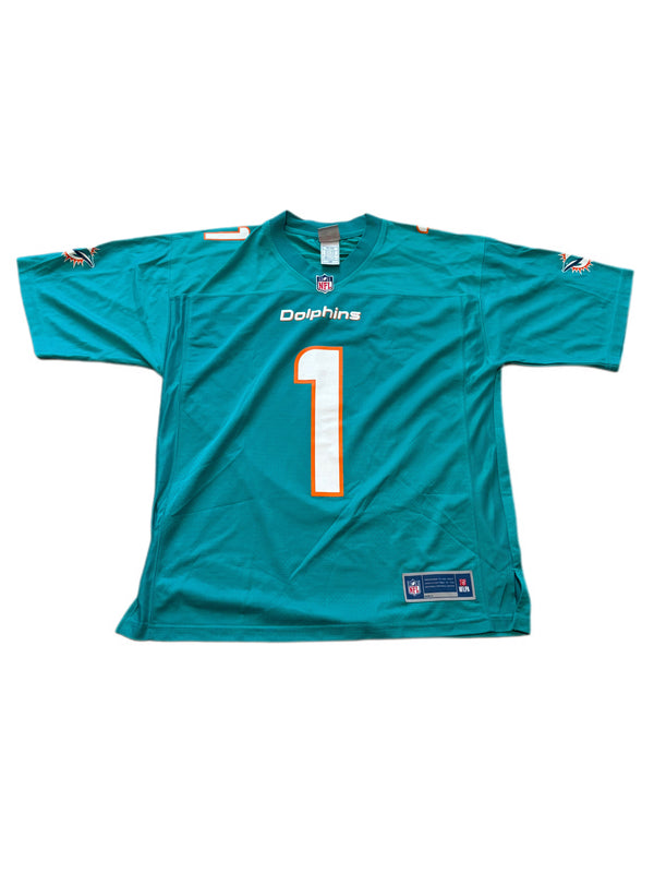 PRO LINE TUA TAGOVAILOA #1 MIAMI DOLPHINS NFL AQUA ENGINEERED JERSEY