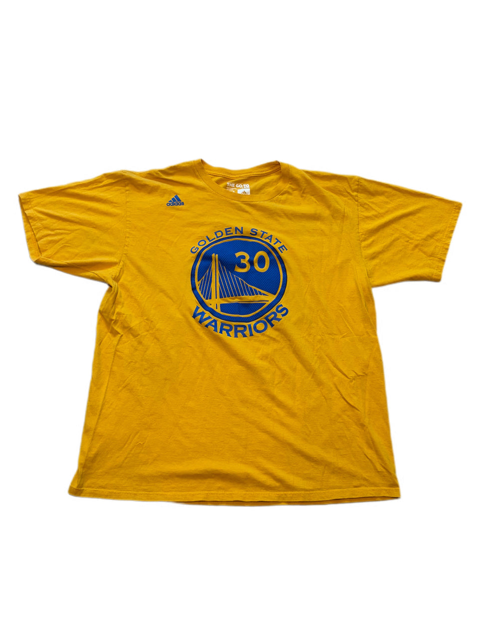 ADIDAS STEPHEN CURRY #30 GOLDEN STATE WARRIORS CLIMALITE JERSEY SHIRT