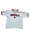 VINTAGE ADIDAS LOUISVILLE CARDINALS WHITE AND RED RINGER TEE
