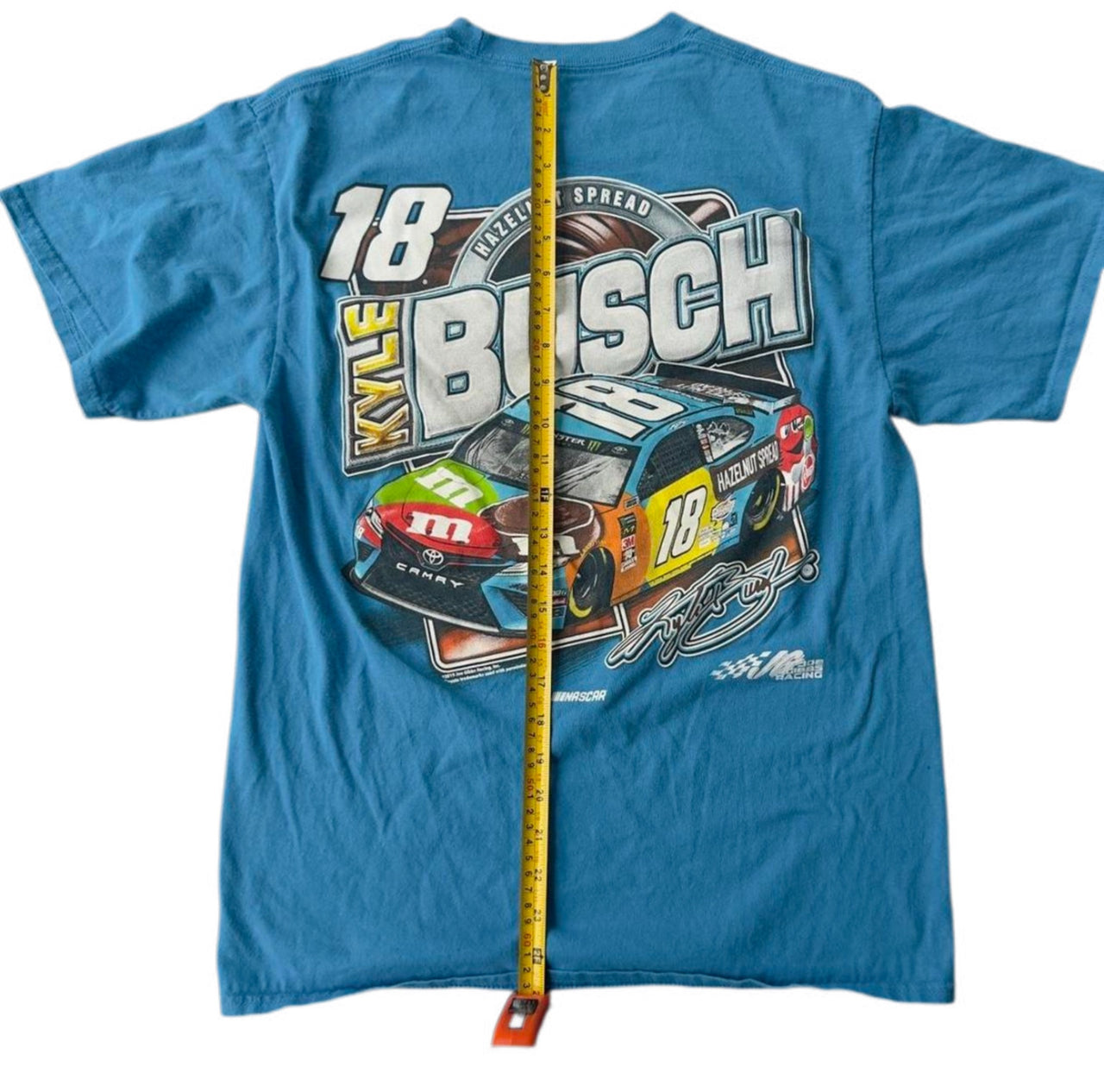 BLUE KYLE BUSCH NASCAR RACING TEE
