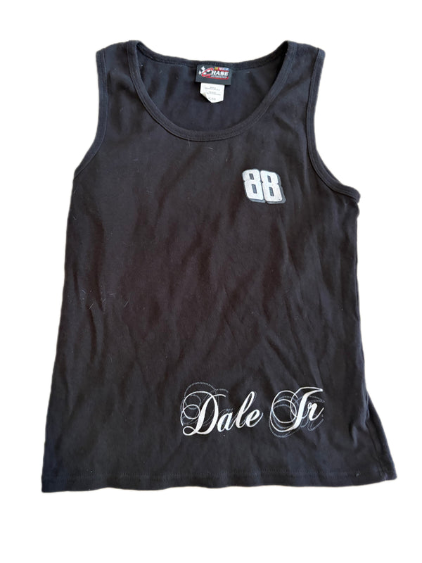 CHASE AUTHENTICS WOMEN'S BLACK DALE EARNHARDT JR. #88 NASCAR TANK TOP