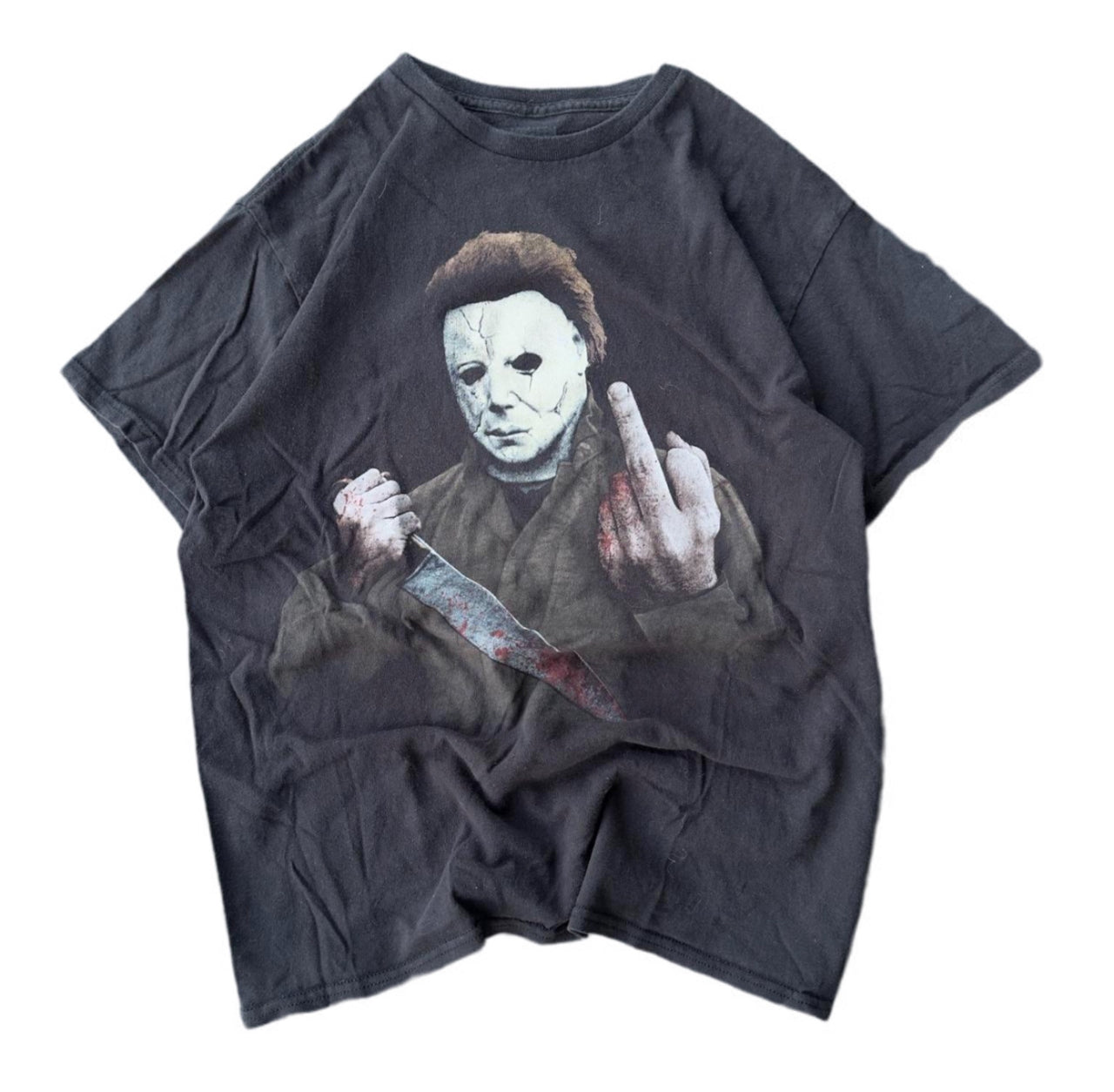 VINTAGE BLACK HALLOWEEN MICHAEL MYERS TEE