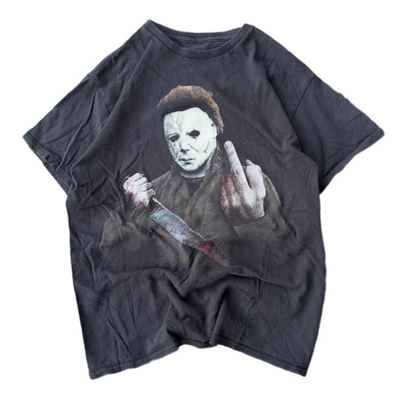 VINTAGE BLACK HALLOWEEN MICHAEL MYERS TEE