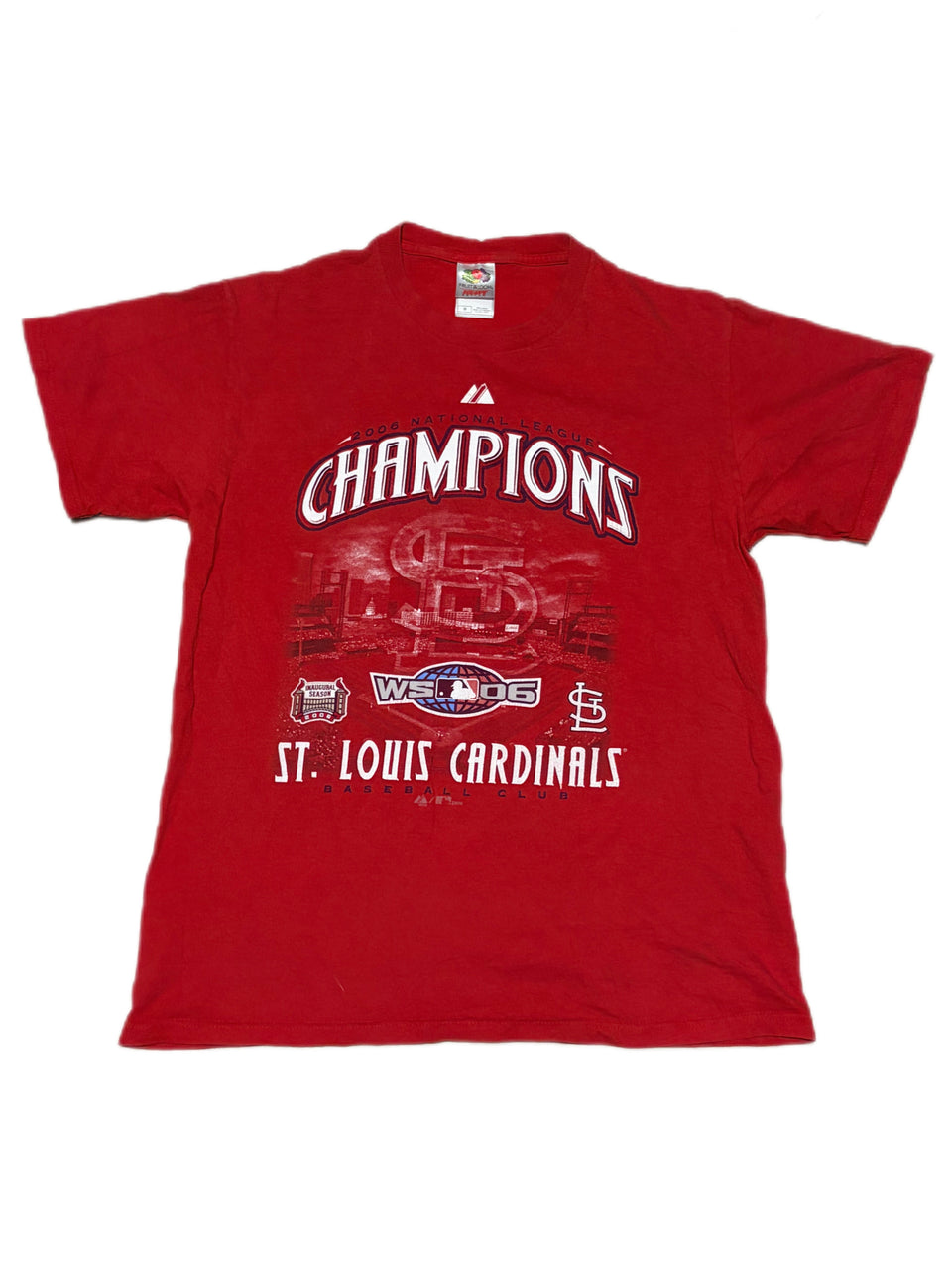ST. LOUIS CARDINALS 2006 NATIONAL LEAGUE CHAMPIONS GRAPHIC TEE