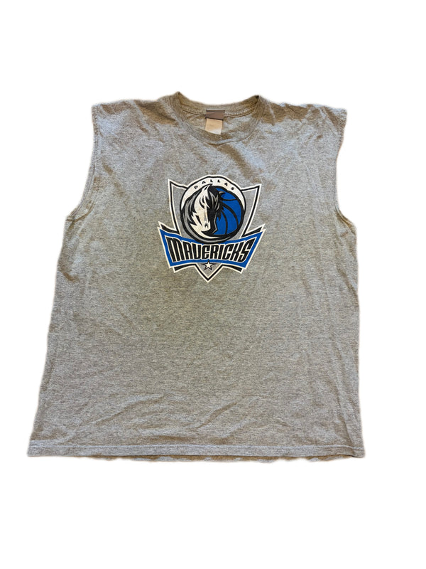 GREY DALLAS MAVERICKS DIRK NOWITZKI #41 SLEEVELESS SHIRT