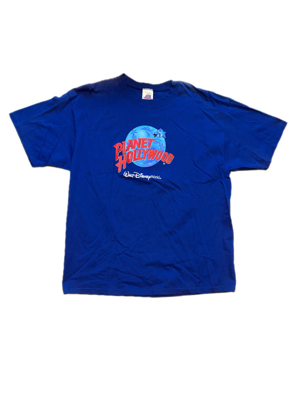VINTAGE 1991 PLANET HOLLYWOOD WALT DISNEY WORLD SHIRT