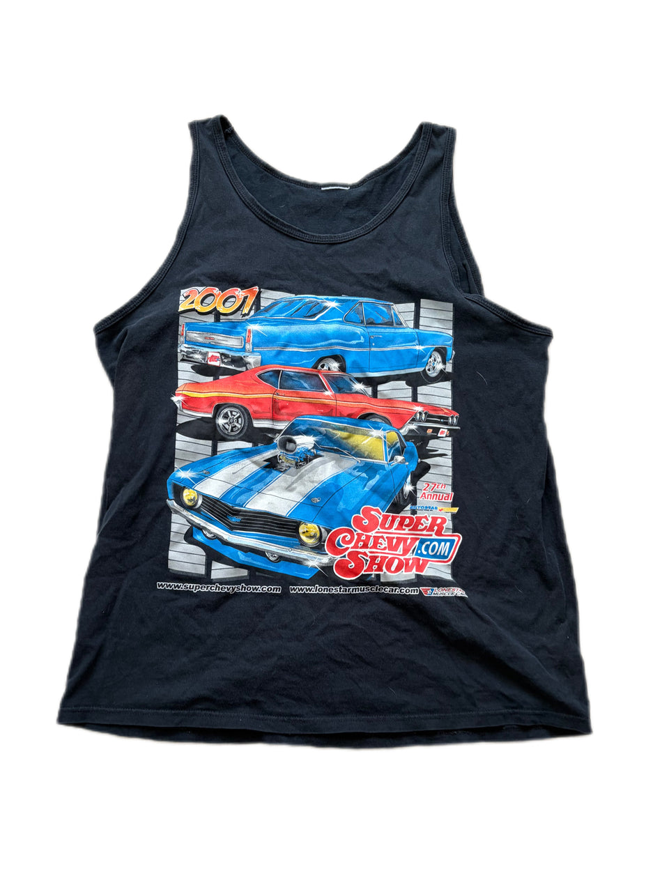 RETRO 2007 SUPER CHEVY SHOW GRAPHIC TANK TOP