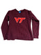 CHAMPION MAROON VIRGINIA TECH HOKIES LARGE LOGO CREWNECK
