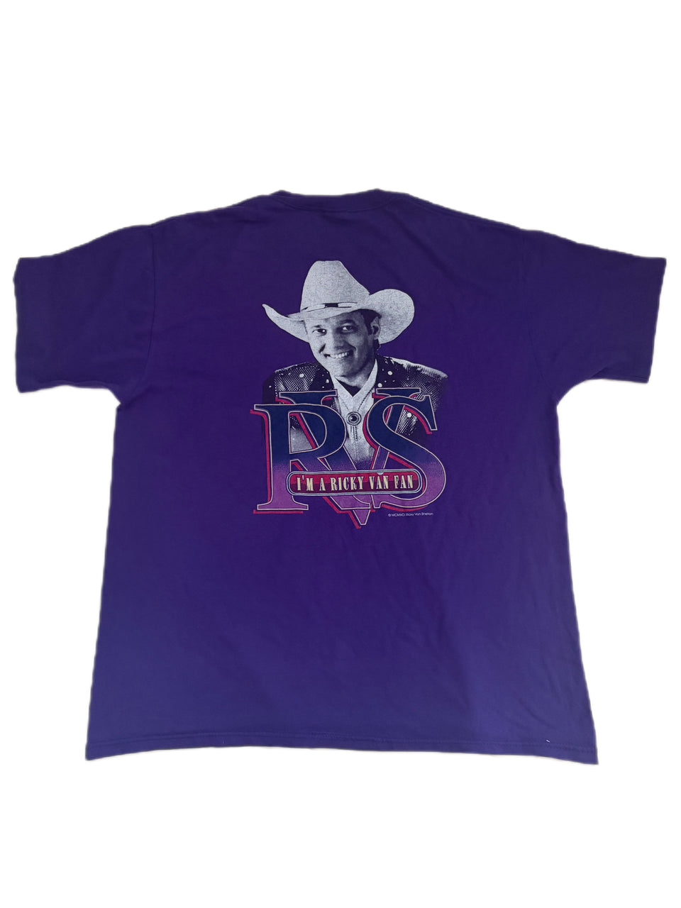 VINTAGE 1991 RICKY VAN SHELTON WILD MAN TOUR SHIRT