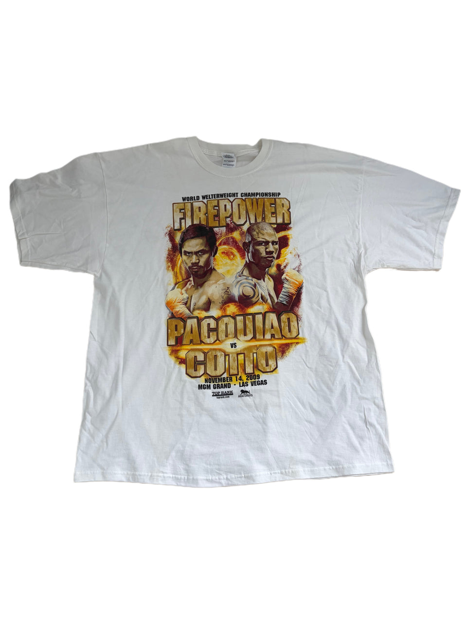2009 WORLD WELTERWEIGHT CHAMPIONSHIP PACQUIAO VS COTTO SHIRT