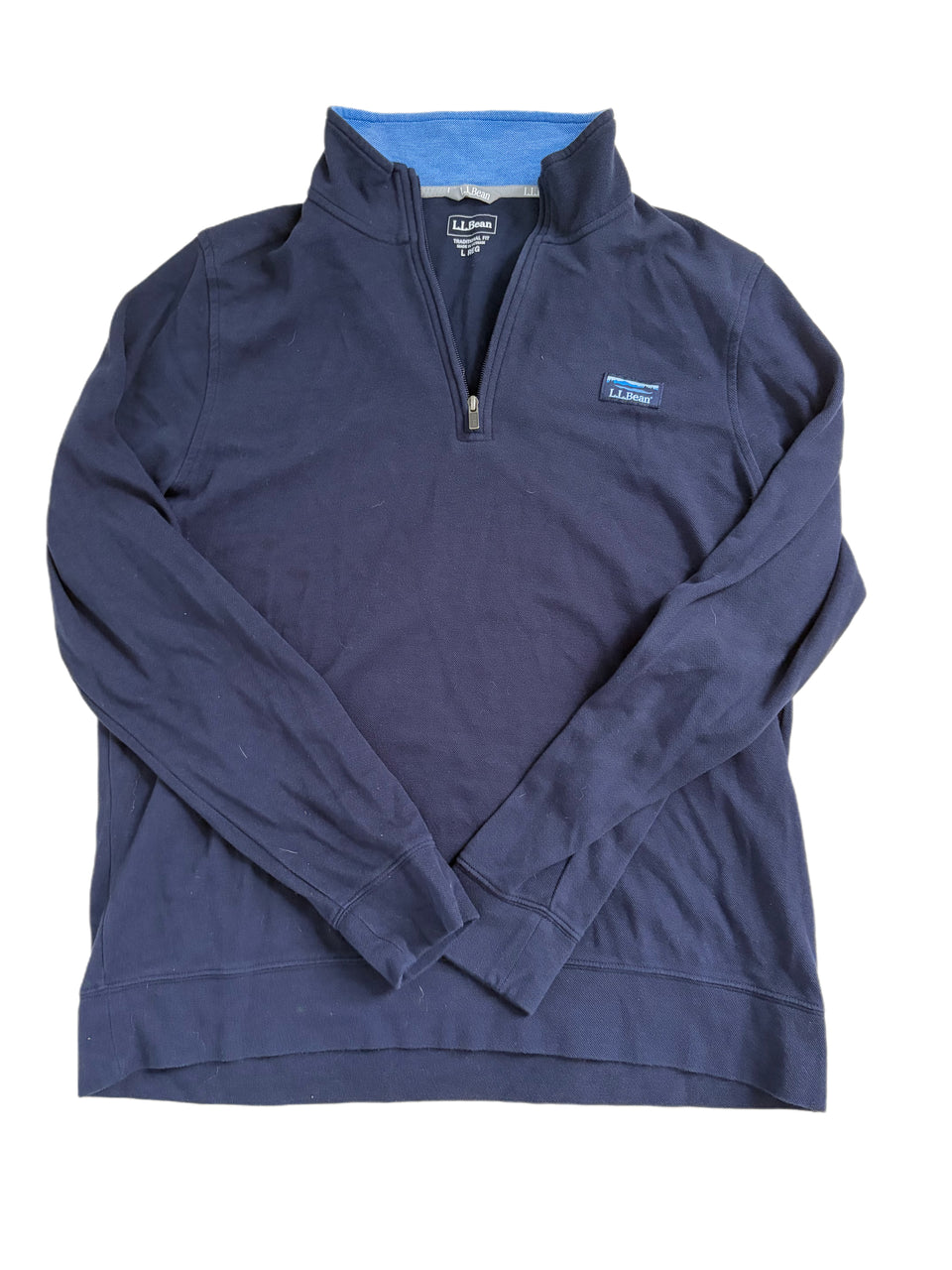 L.L BEAN COMFORT STRETCH QUARTER ZIP PULLOVER