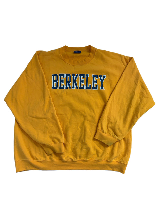 MV SPORT UNIVERSITY CAL BERKELEY YELLOW CREWNECK