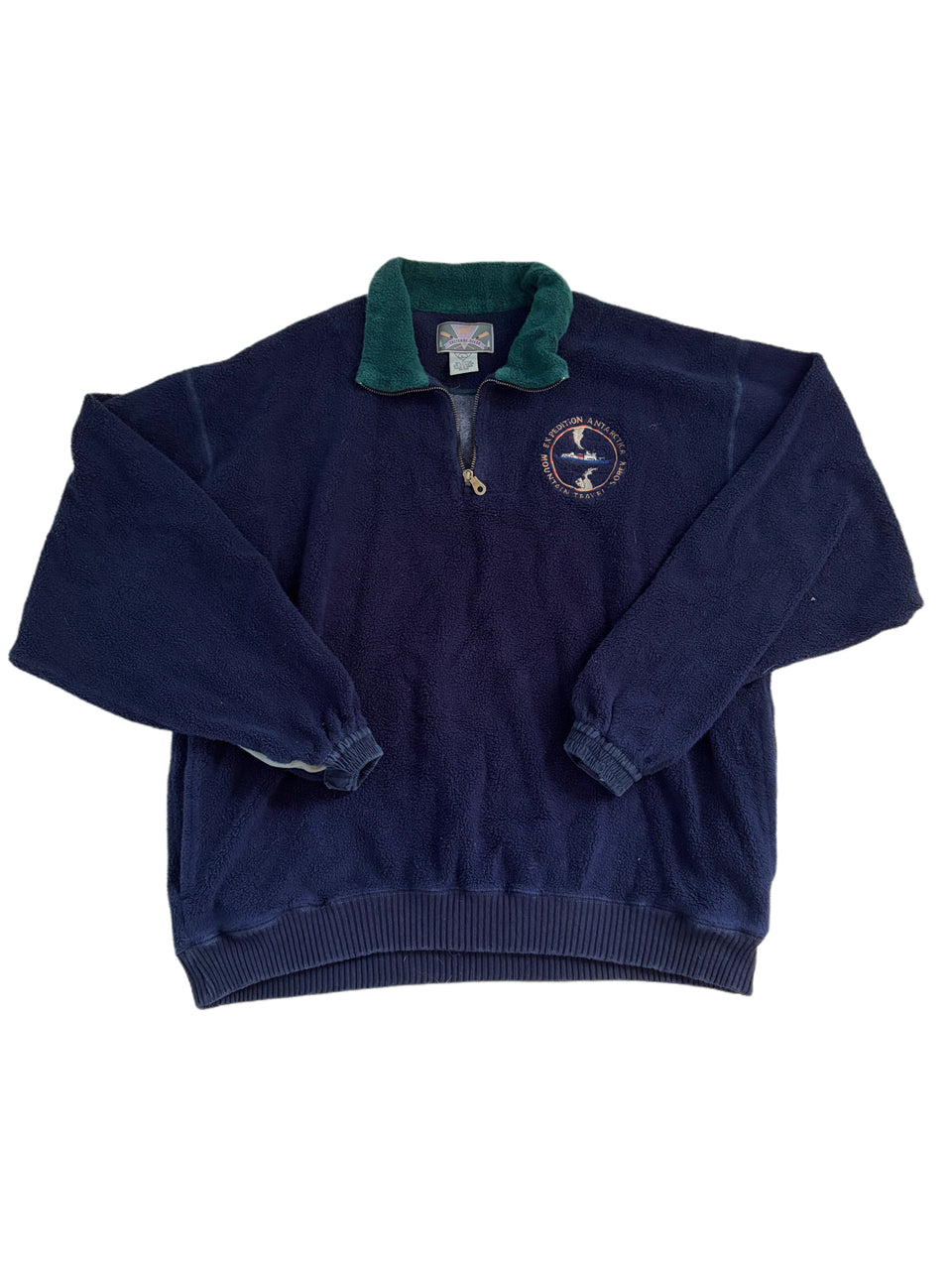 VINTAGE CHEYENNE RIVER EXPEDITION ANTARCTICA QUARTER ZIP FLEECE
