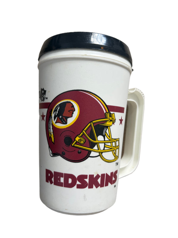 VINTAGE WASHINGTON REDSKINS ALADDIN TRAVEL PLASTIC MUG CUP