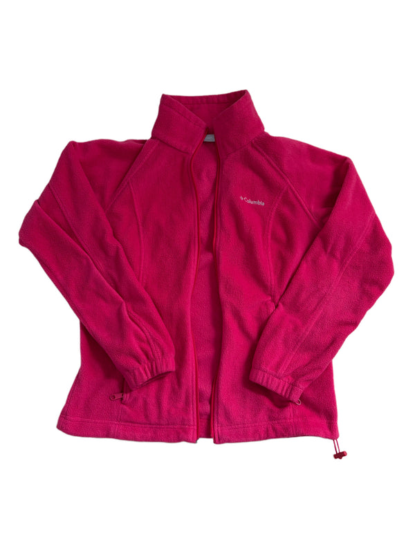 COLUMBIA WOMEN'S BENTON SPRINGS FULL ZIP PINK FLEECE