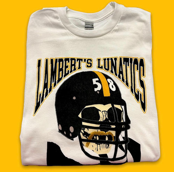 Old School Airway Lambert’s Lunatics Tee White