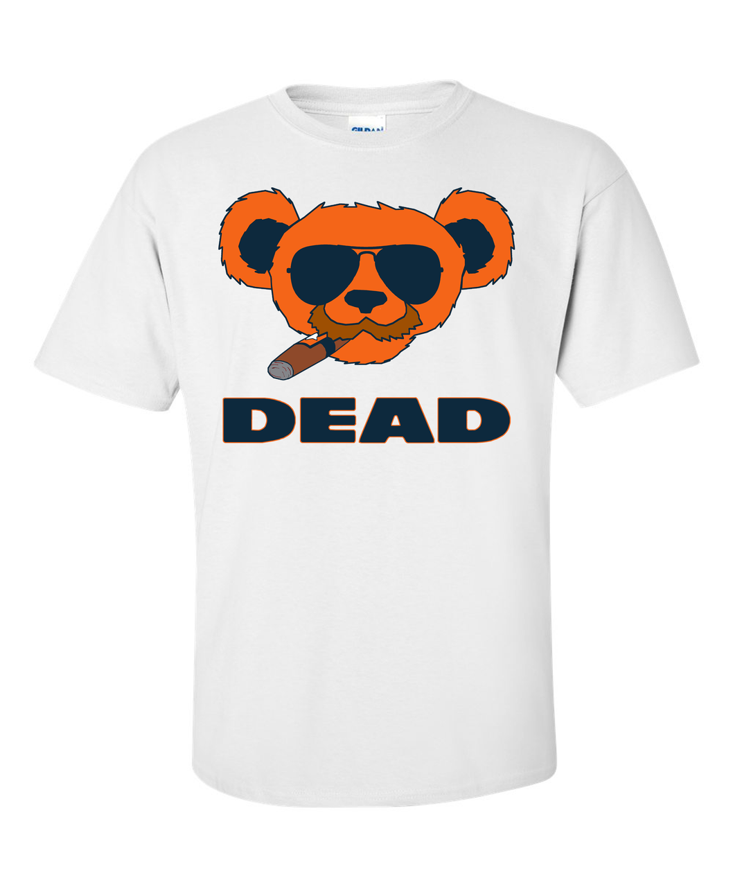 Ditka is Dead White Heavy Cotton Tee